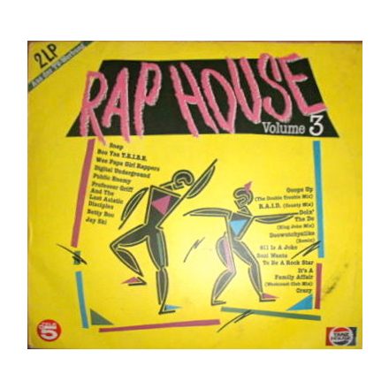 Various – Rap House Volume 3 2xLp (Vg/Vg) /Snap - M.C. Hammer -  M.C. SAR & The Real McCoy