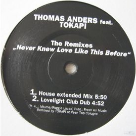   Thomas Anders Feat. Tokapi / A-Team, The  – Never Knew Love Like This Before - The Remixes (Vg+/Generic)