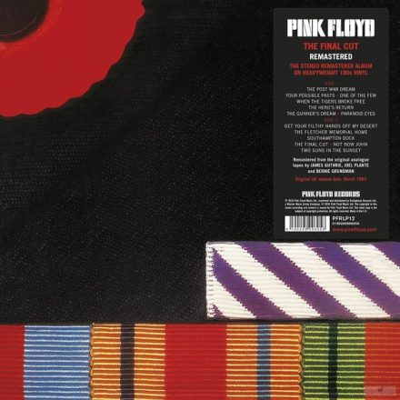 Pink Floyd - The Final Cut Lp,Album 180.g.