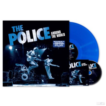 POLICE - AROUND THE WORLD: LIVE 1980 LP, BLUE COLOURED VINYL + 1DVD