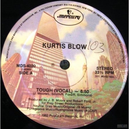 Kurtis Blow – Tough Maxi (Vg+/Vg)