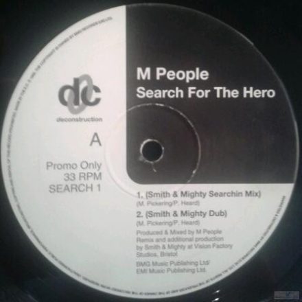 M People – Search For The Hero Maxi (Vg/Vg+)