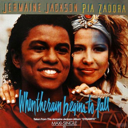 Jermaine Jackson & Pia Zadora – When The Rain Begins To Fall (Vg+/Vg+)
