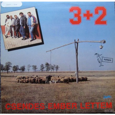 3+2 – Csendes Ember Lettem Lp 1987 (Vg+/Vg)