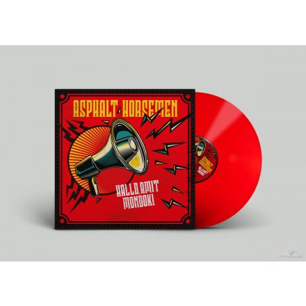 Asphalt Horsemen - HALLD, AMIT MONDOK!   Lp, Album (Ltd, 180g Red Vinyl )