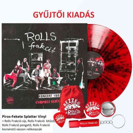Rolls Frakció - Koncert 1982.09.12. Csepeli Ifjúsági Park Lp ( Ltd ,Splatter Vinyl)  + Relikviák