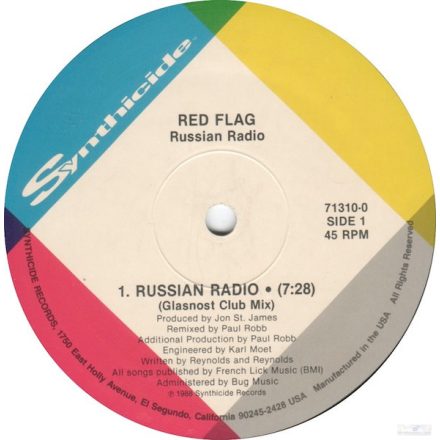 Red Flag – Russian Radio 	maxi  USA (Vg+/Vg)