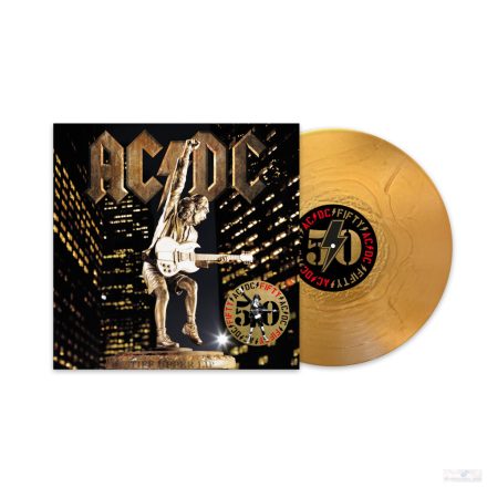 AC/DC - STIFF UPPER LIP Lp  (50TH ANNIVERSARY GOLD COLOR VINYL)