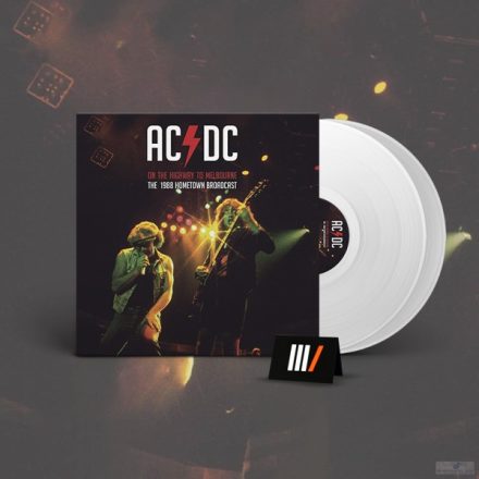 AC/DC - ON THE HIGHWAY TO MELBOURNE - THE 1988 HOMETOWN BROADCAST 2xLP WHITE