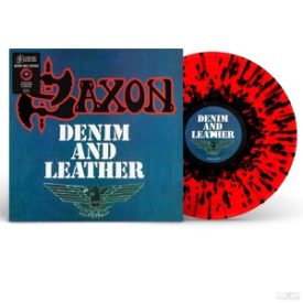   SAXON - DENIM AND LEATHER LP,Album,Re, (Red & Black Splatter Vinyl)