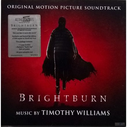 Timothy Williams – Brightburn Lp, Ltd, Numbered, Bloody Red (Original Motion Picture Soundtrack)
