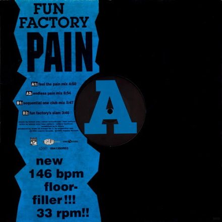 Fun Factory – Pain Remix maxi (Ex/Vg+)