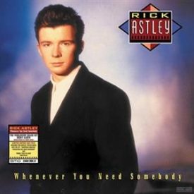   RICK ASTLEY - WHENEVER YOU NEED SOMEBODY  Lp,Rm, 2022 RSD, RED COLOURED VINYL, 