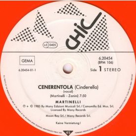   Martinelli – Cenerentola (Cinderella) (Vg+/Vg) Orange Vinyl