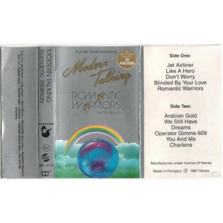 Modern Talking – Romantic Warriors - The 5th Album Cas. (Ex/Vg+)
