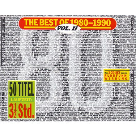 Various – The Best Of 1980-1990 Vol. II 3xCd (Vg/Vg+)