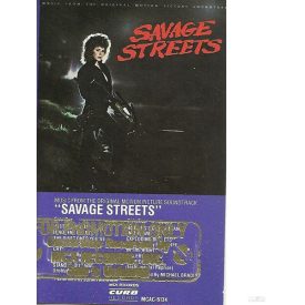   Various – Savage Streets - Music From The Original Motion Picture Soundtrack Cas.(Ex/Vg+)
