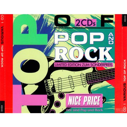 Various – Top Of Pop And Rock 2xCd (Ex/Vg)