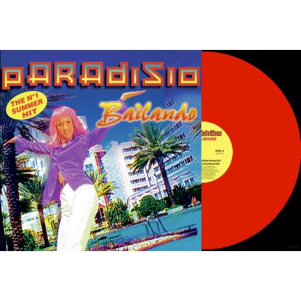 Paradisio – Bailando 	Maxi ( Vinyl, 12", Re, Red Vinyl) 