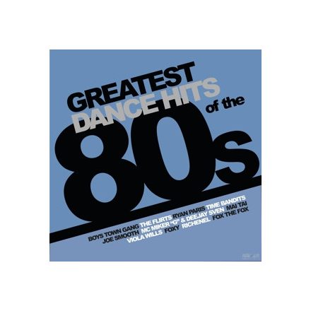 Various Artists  - GREATEST DANCE HITS OF THE  80s LP, BLUE COLOURED VINYL