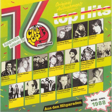 Various – Club Top  13 Hits März/April 1988 Lp (Vg+/Vg+)