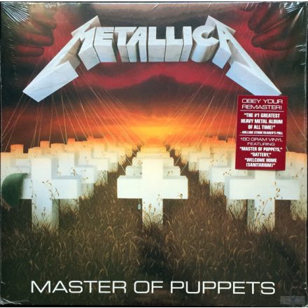 Metallica - Master of Puppets LP, Album, RE, RM, 180