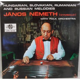   János Németh With Folk Orchestra – Hungarian, Slovakian, Rumanian And Russian Melodies Lp  (Vg+/Vg)