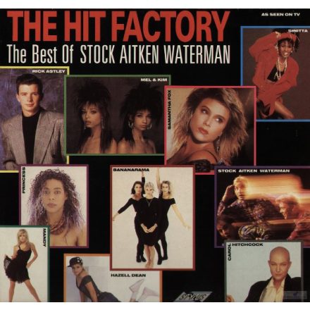 Various – The Hit Factory - The Best Of Stock Aitken Waterman LP 1987 (Vg+/VG+)