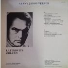 Latinovits Zoltán, Arany János – Arany János Versek Lp (Vg+/Vg+)