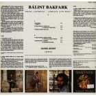 Bakfark / Dániel Benkő – Complete Lute Music 5 Lp (Vg+/Vg+)