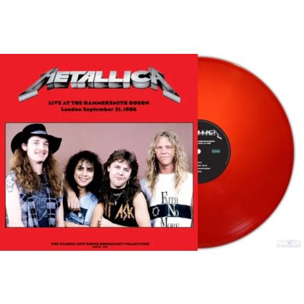 Metallica – Live At The Hammersmith Odeon - London September 21, 1986 Lp Red Vinyl