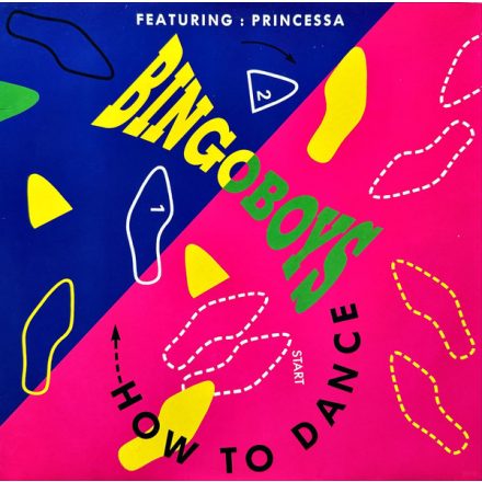 Bingoboys Featuring Princessa  – How To Dance Maxi (Vg+/Vg)
