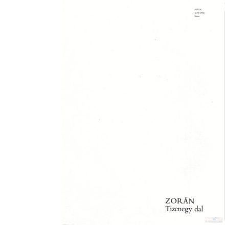 Zorán ‎– Tizenegy Dal Lp 1982 (Vg+/Vg)