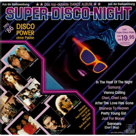 Various – Super Disco Night  Lp (Vg+/Vg+) / Snadra - Bad Boys Blue - Modern Talking ...