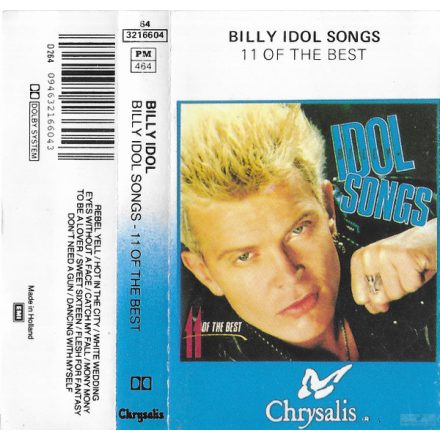 Billy Idol – Idol Songs - 11 Of The Best Cas.(Vg+/Vg+)