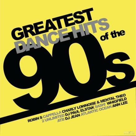 Various Artists  - GREATEST DANCE HITS OF THE 90s LP, YELLOW COLOURED VINYL