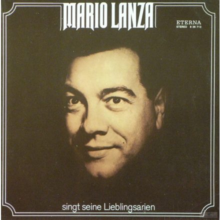 Mario Lanza – Mario Lanza Singt Seine Lieblingsarien LP 1976 (Vg+/Vg)