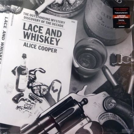 Alice Cooper – Lace And Whiskey LP, Album, Limited Edition, Reissue, Whiskey Brown