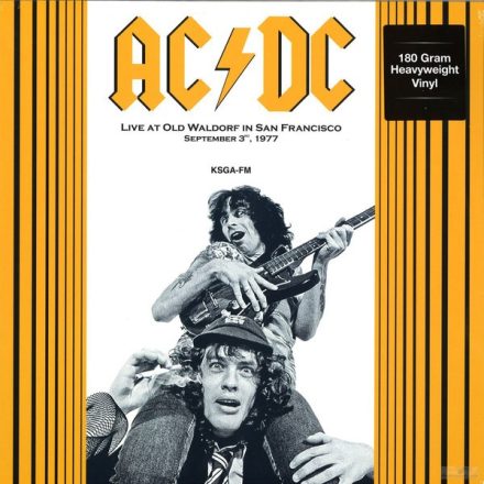 AC/DC ‎– Live At Old Waldorf In San Francisco September 3, 1977. 