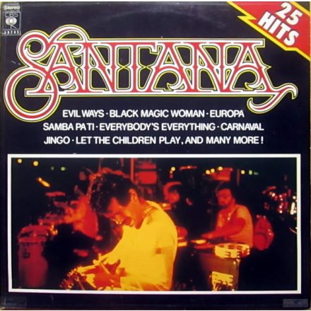 Santana – 25 Hits (The Sound Of Santana - 25 Santana Greats) 2xLp (Vg+/Vg) Holland