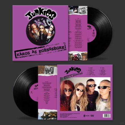 Junkies - Káros az egészségre Lp (30 éves jubileumi kiadás) 