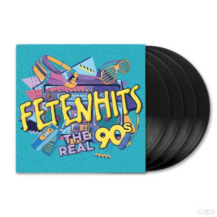 Fetenhits - The Real 90's 4xLP  (Dr.Alban-Snap!-Haddaway-La Bouche ....)