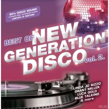 Various ‎– Best Of New Generation Disco Vol.2.   Limited Edition, Special Edition,  Hot Pink colour lp