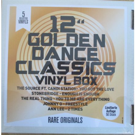 Various – 12" Golden Dance Classics Vinyl Box , Limited Edition 5 x Vinyl, 12", Maxi-Single