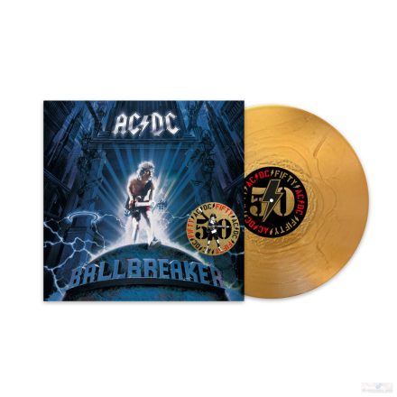 AC/DC - BALLBREAKER Lp  (50TH ANNIVERSARY GOLD COLOR VINYL)