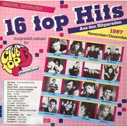 Various – 16 Top Hits  November / Dezember '87 (Vg/Vg+)