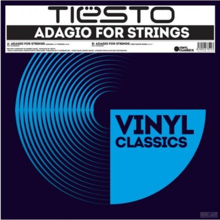 DJ TIESTO -  ADAGIO FOR STRINGS Lp (12" VINYL SINGLE 2023 )
