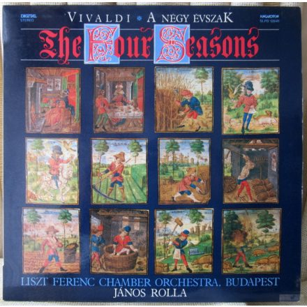Vivaldi / Liszt Ferenc Kamarazenekar, János Rolla – A Négy Évszak The Four Seasons Lp (Vg+/Vg)