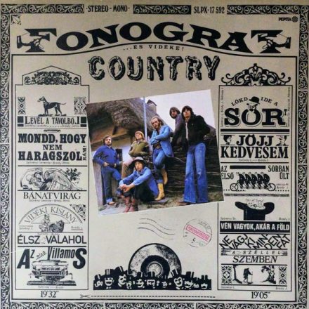Fonográf – Country Album Lp (Vg/Vg+)+insert