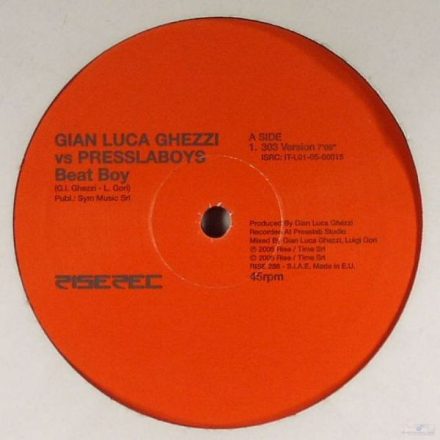 Gian Luca Ghezzi vs. Presslaboys – Beat Boy Maxi (Ex/Vg+)